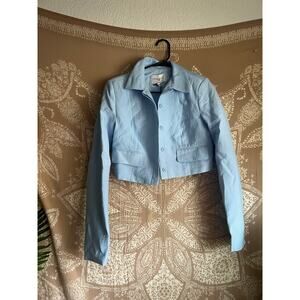 NWT Josefine HJ x NA-KD Short Jacket in Light Blue